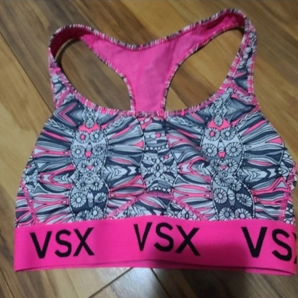 Victoria's Secret VSX  Racerback Band Sports Bra Small Women